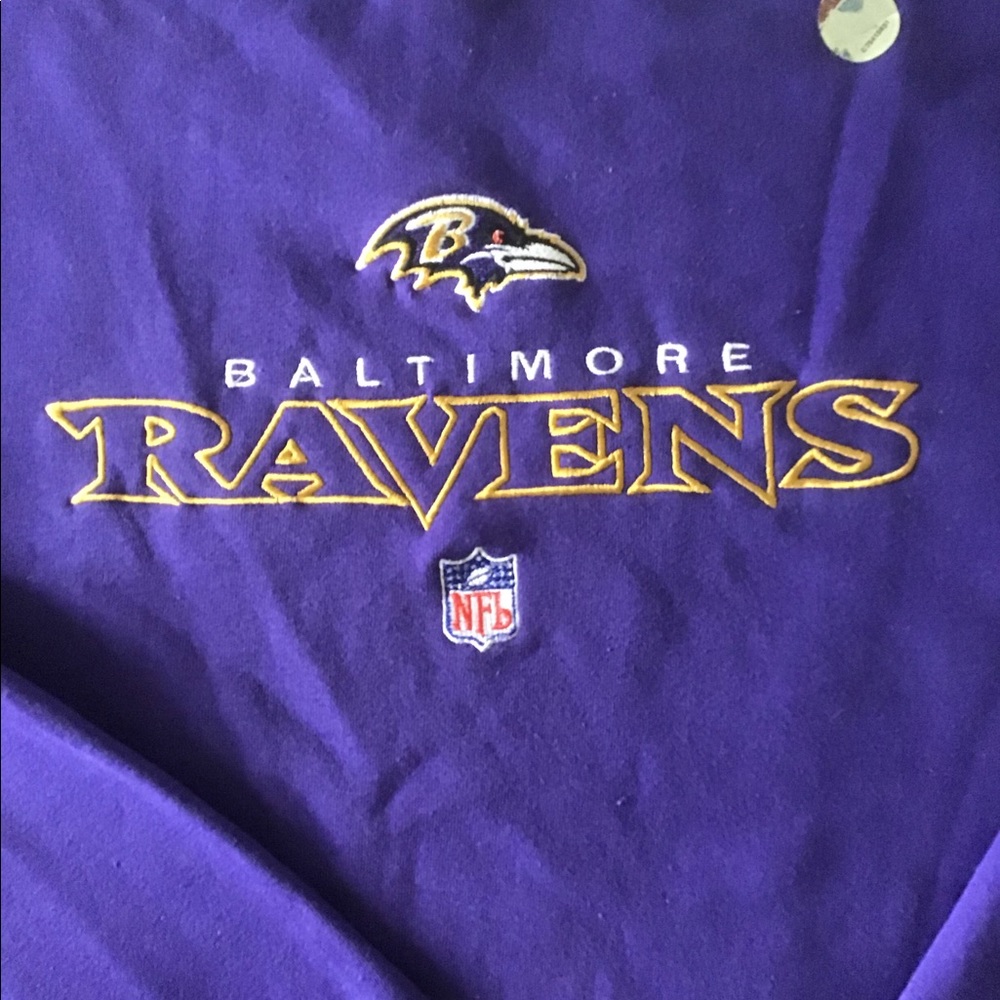 BALTIMORE RAVENS purple Puma sweatshirt L